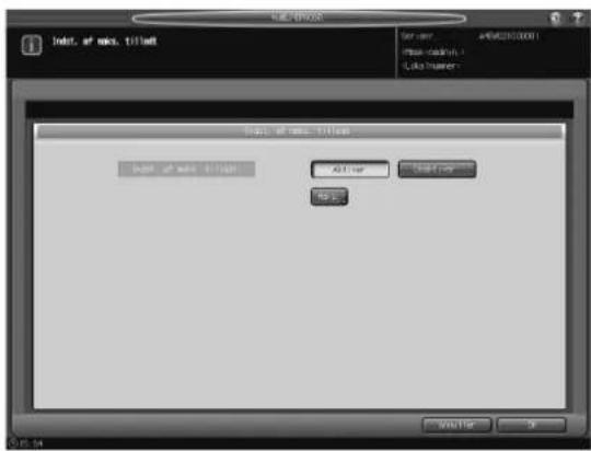 KONICA MINOLTA Bizhub PRO 951 - [03 Kontostyring] - [01 Registrering af kontostyring] - 7
