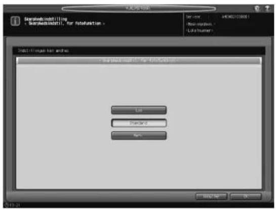 KONICA MINOLTA Bizhub PRO 951 - [04 Skarphedsindstilling] - [03 Indst. skarphed for fotofunk.] - 2