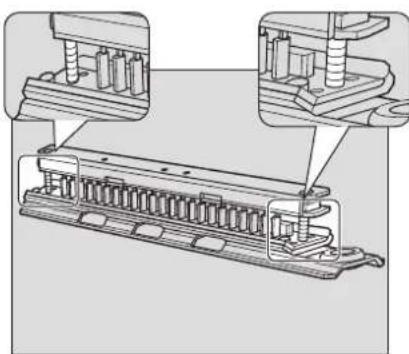 KONICA MINOLTA Bizhub PRO 951 - Hvis der er grater tilbage i hullerne: Multihulenhed GP-501 - 2