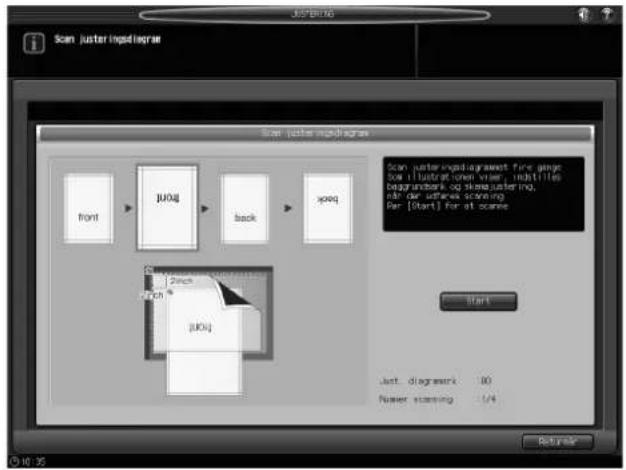 Scan juster ingelogram Scan juster ingelogram front JUG back spec Scan juster ingelogram for page for illustrationer viewer, indtiles begundstark og skere justering, all for instance screening Set [Start] for at scene Start Just diagram: 10 Newer screening: 1/4 Return