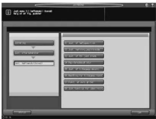 Start now till leftendull (head) Fig. of or Fig. pusher Starting Start: after button End: leftendull (closed) Start at left end End setting your right End at the next step End position of last End of right press key End setting right press key End at end key End section for left end