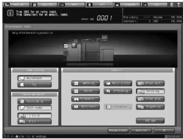 KONICA MINOLTA Bizhub PRO 951 - Tryk på [Multi 3-fold]. - 1