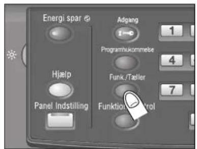 Energi spar Hjælp Panel Indstilling Adgang Programhukommelse Funk./Taller Funktion/Control