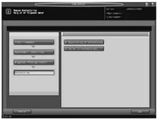 KONICA MINOLTA Bizhub PRO 951 - [03 Kontostyring] - [01 Registrering af kontostyring] - 1