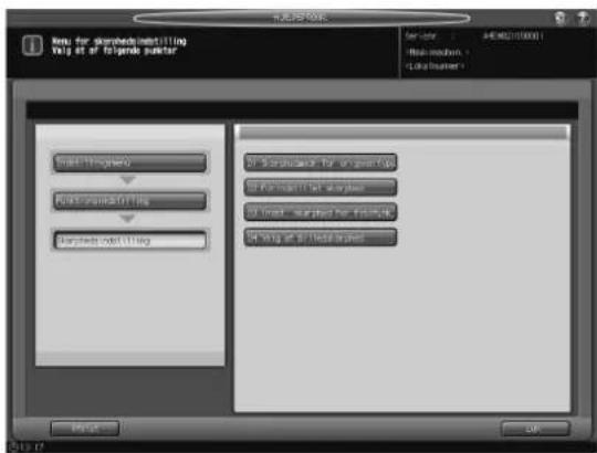 KONICA MINOLTA Bizhub PRO 951 - [04 Skarphedsindstilling] - [01 Skarphedændr. for originaltype] - 1