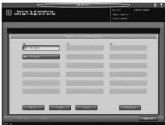 File POST - Registering of website: Kanto van tilfrojes eller skofies Registering of website: Name Account Name Account OK Finish Help Help After OK Next OK