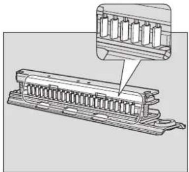 KONICA MINOLTA Bizhub PRO 951 - Hvis der er grater tilbage i hullerne: Multihulenhed GP-501 - 1