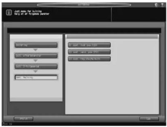 KONICA MINOLTA Bizhub PRO 951 - [05 Just. Z-foldeenhed] - [02 Just. hulning] - [02 Just. vand. pos. (FD)] - 1