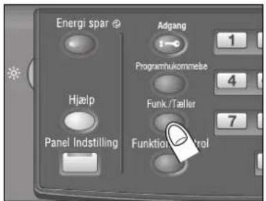 Energi spar Hjælp Panel Indstilling Adgang Programhukommelse Funk./Taller Funktional Control