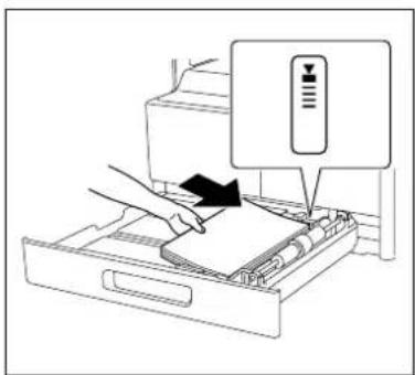 KONICA MINOLTA Bizhub 164 - Ilægning af papir i Bakke 1 - 3
