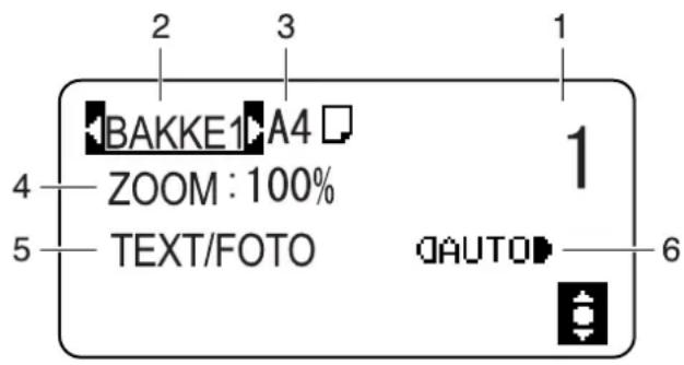 2 3 1 BAKKE1 A4 □ ZOOM: 100% 1 TEXT/FOTO QAUTO 4 5 6