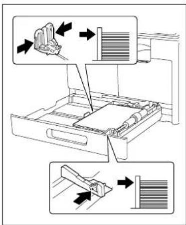KONICA MINOLTA Bizhub 165 - Sådan ilægges papir i Bakke 1 - 3