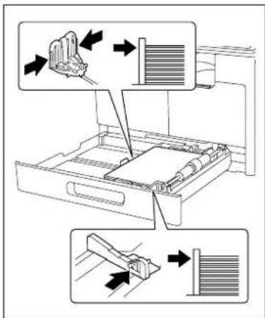 KONICA MINOLTA Bizhub 165 - Sådan ilægges papir i Bakke 1 - 3