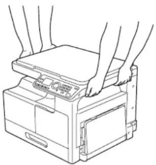 KONICA MINOLTA Bizhub 165 - Forsigtighedsregler ved transport - 1