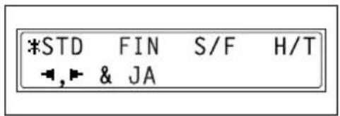 *STD FIN S/F H/T -, & JA