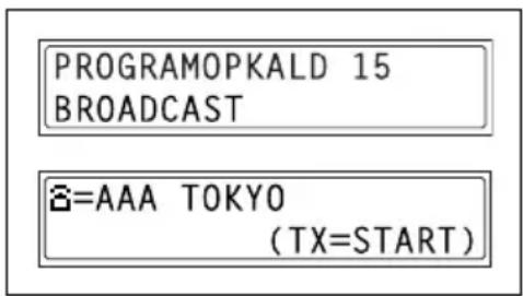 PROGRAMOPKALD 15 BROADCAST #=AAA TOKYO (TX=START)