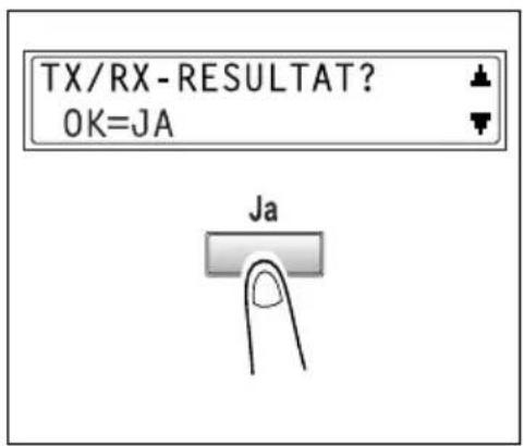 TX/RX - RESULTAT? OK=JA Ja