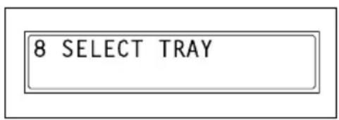 8 SELECT TRAY
