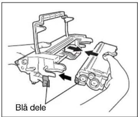 Blå dele