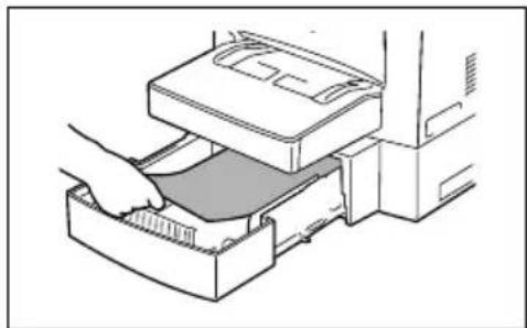 KONICA MINOLTA Bizhub 160f - Ilægning af papir i kassette 2 (ekstraudstyr) - 3