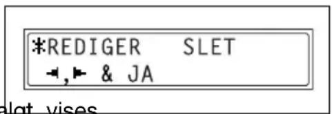 *REDIGER SLET ←,→ & JA lat. vises
