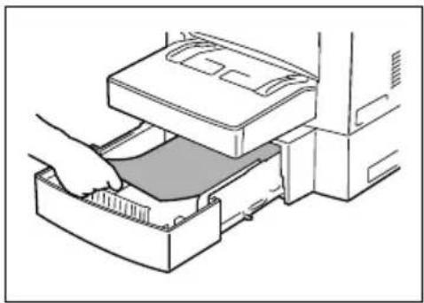 KONICA MINOLTA Bizhub 160f - Ilægning af papir i kassette 2 (ekstraudstyr) - 3