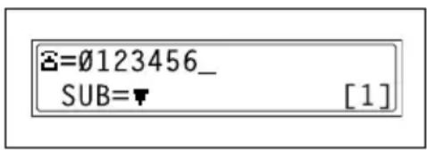KONICA MINOLTA Bizhub 160f - At sende en fax ved indtastning af faxnummeret direkte ved brug af det numeriske tastatur - 1