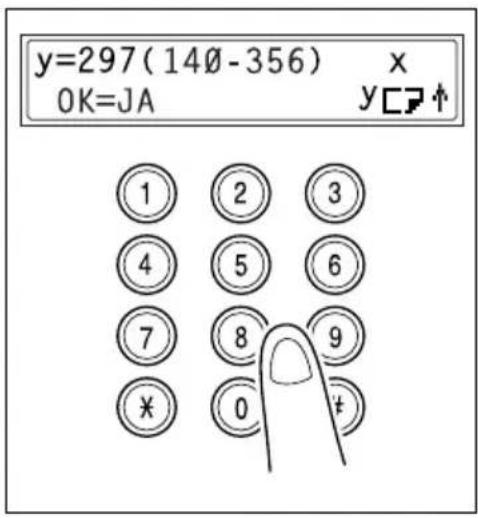 y=297(140-356) x OK=JA yCP↑ ① ② ③ ④ ⑤ ⑥ ⑦ ⑧ ⑨ ¥ 0 #