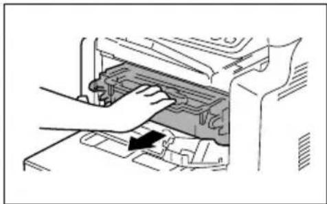 KONICA MINOLTA Bizhub 160f - Afhjælpning af papirstop i maskinen - 2