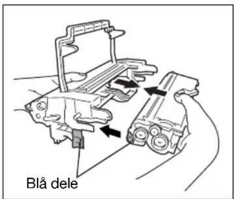 Blå dele