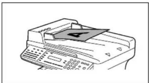 KONICA MINOLTA Bizhub 160f - Sende en fax ved brug af den automatiske dokumentføder - 2