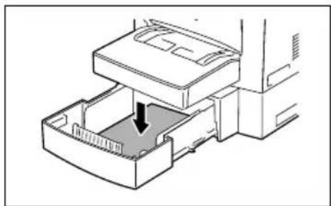 KONICA MINOLTA Bizhub 160f - Ilægning af papir i kassette 2 (ekstraudstyr) - 2