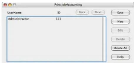 OKI MB461dn - Funktion for registrering af udskriftsopgaver - 1