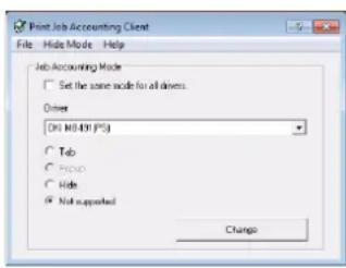 OKI MB461dn - Funktion for registrering af udskriftsopgaver - 1