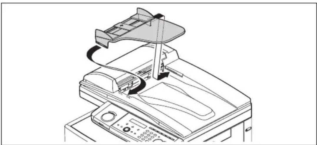 KONICA MINOLTA Bizhub 130f - Montering af dokumentbakken - 1