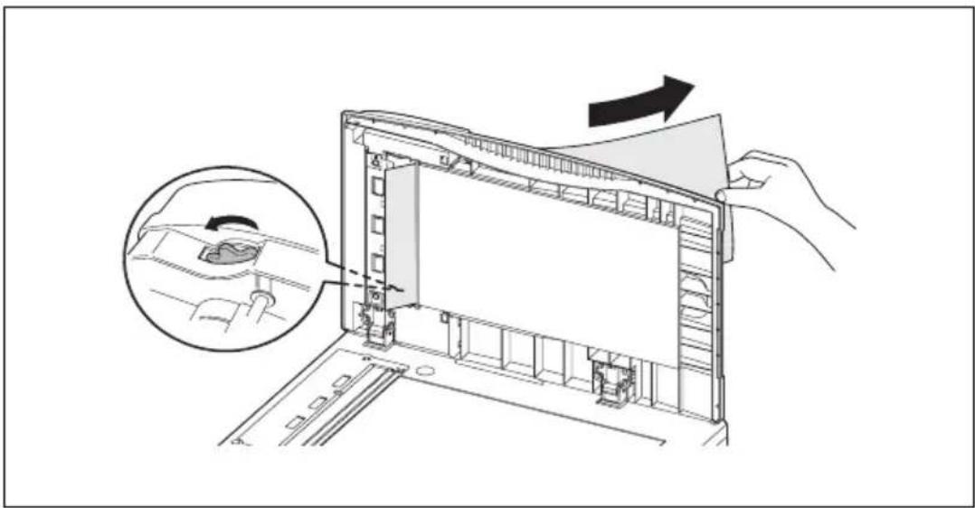 KONICA MINOLTA Bizhub 130f - Dokumentstop i udføringsområdet - 1