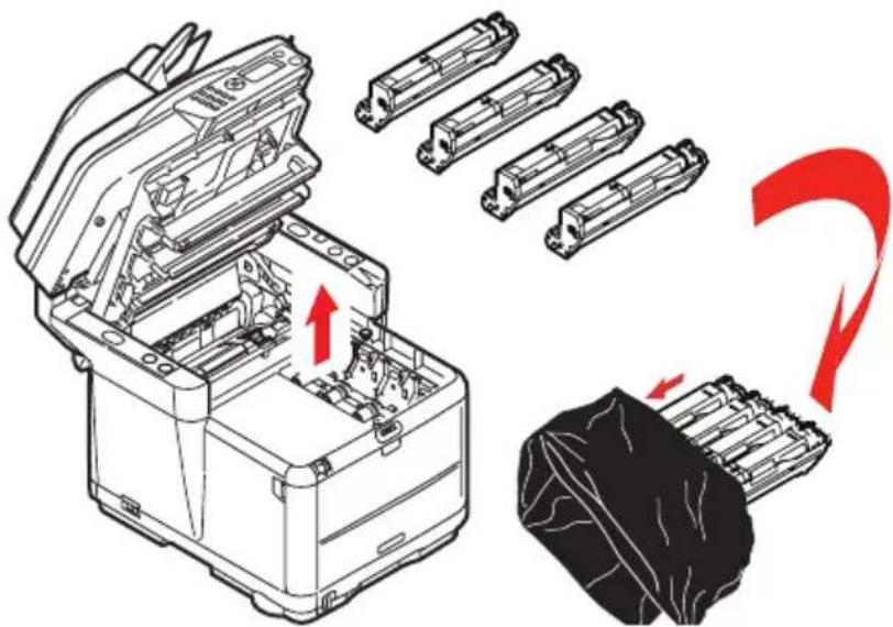 OKI C3530 - FORSIGTIGHED! - 1