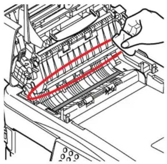OKI C3530 - ......UNDERSIDEN AF ADF'EN - 2