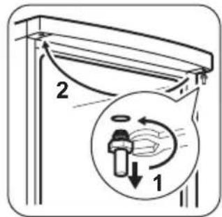 ZANUSSI ZFU 27500 XA - Omhängning av dörrar - 2