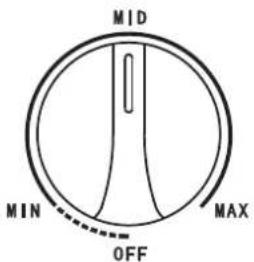 MID MIN OFF MAX