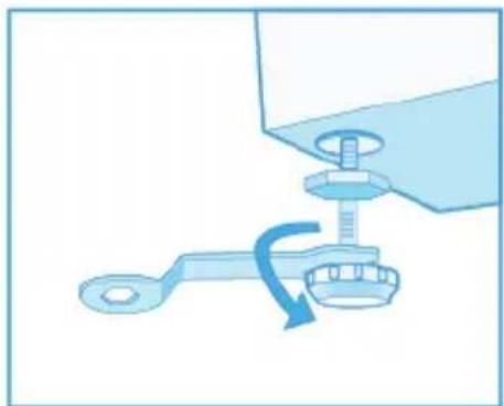 MIDEA MLSF-90G1411 - Ajuste de patas - 1