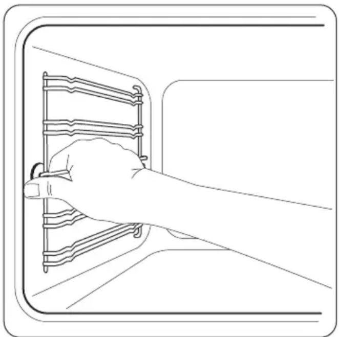 ZANUSSI ZCI67300WA - Fjerne hyllestøttene - 1