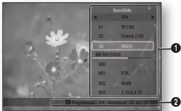 Kanalliste Alle 51 TF1 HD 52 France 2 HD 56 MGHD M6 BOUTIQUE 800 801 FTA 802 NOVA 803 3.10.6.4 TV Programvisn. Kanalmod Se Sal