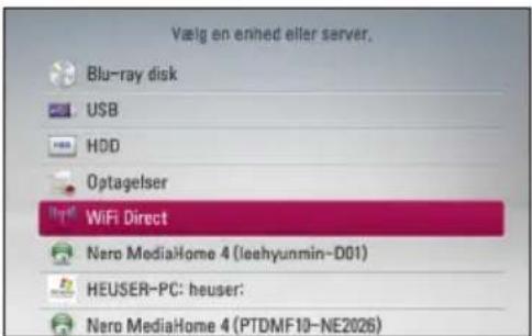 Vælg en enhed eller server. Blu-ray disk USB HDD Optagelser WiFi Direct Nero MediaHome 4 (Ieohyunmin-D01) HEUSER-PC: heuser: Nero MediaHome 4 (PTDMF10-NE2026)