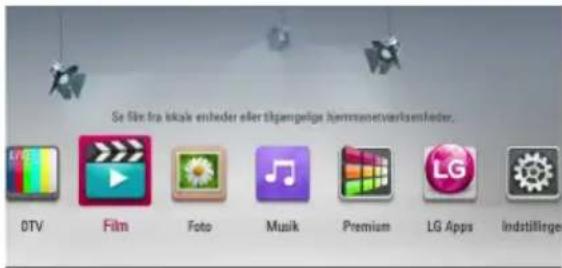 Se får fra ikak enheder eller tilgampelige jømmensetverksenfeder. DTV Film Foto Musk Premium LG Apps Indstilltrige