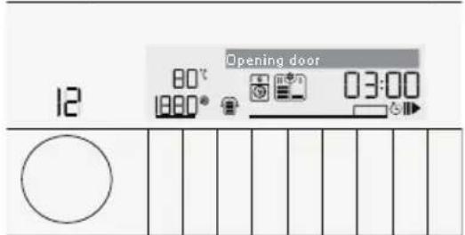 12 80°C 1800° Opening door 03:00 ○