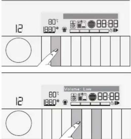 12 80°C 800° 80:00 Volume: Low 12 80°C 800° 80:00
