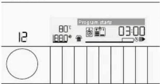 12 80°C Program starts 03:00 ○