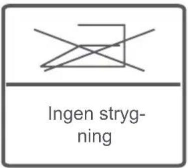 Ingen stryg- ning