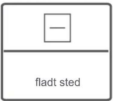 - fladt sted
